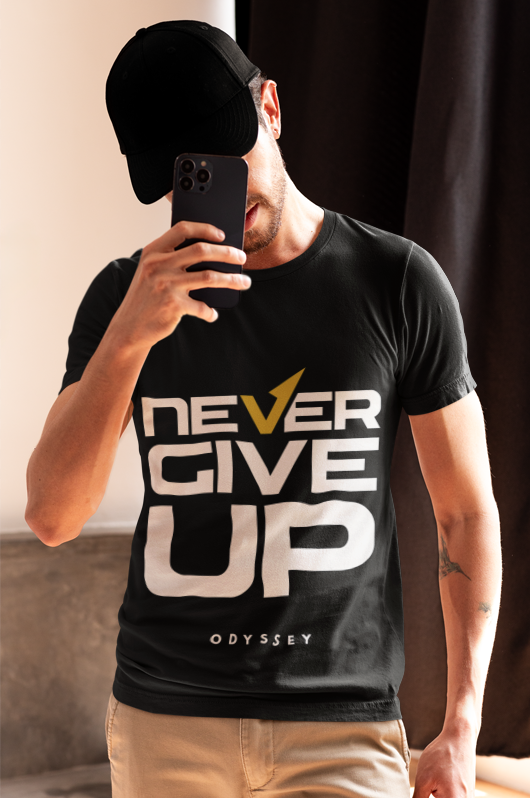 NEVER GIVE UP Tee
